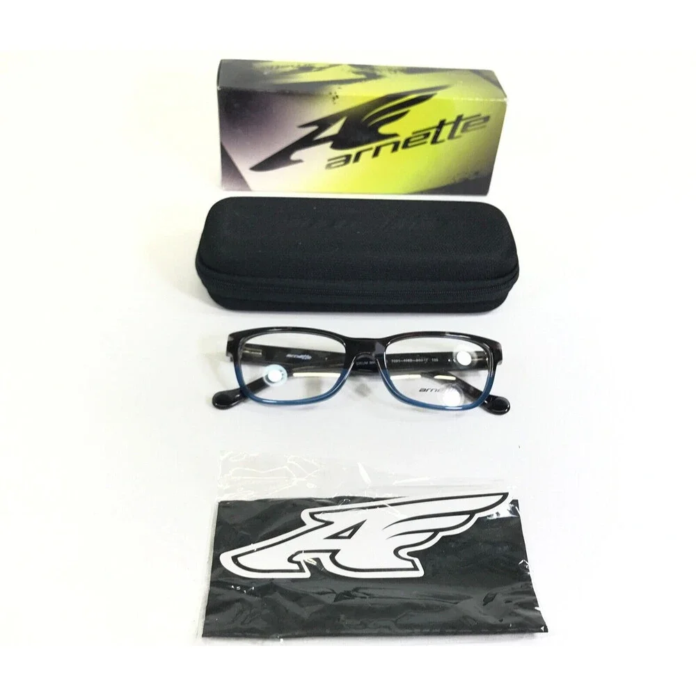 Arnette Eyeglasses Frames Drum Machine 7091 1169 Gray Tortoise Blue 51-17-135
